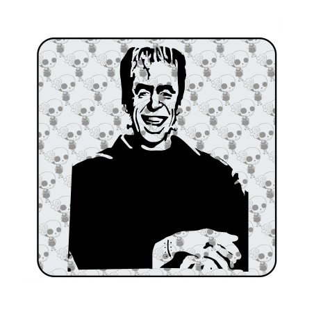 Pegatina HERMAN MUNSTER. Pegatinas freaks, pegatinas frikis.