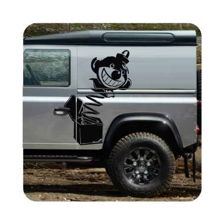 Autocollant Caja Payaso