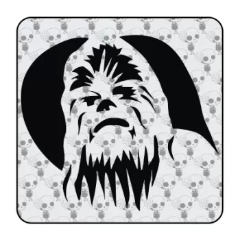 Pegatina CHEWBACCA. Pegatinas freaks, pegatinas frikis.