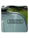 Autocollant En caso de despiste no me quiten el casco