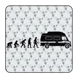 Pegatina EVOLUCION JAMES COOK. Pegatinas para Camper y Autocaravana 2
