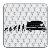 Pegatina EVOLUCION JAMES COOK. Pegatinas para Camper y Autocaravana 2