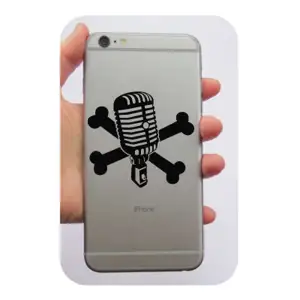 Autocollant micro skull