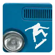 Pegatina SKATER. Pegatinas surferas.
