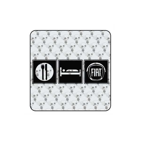Pegatina COMER DORMIR FIAT. Pegatinas para Camper y Autocaravana
