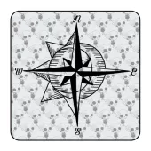 Compass ref.'vv0794' Die Cut Sticker 2
