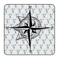 Compass ref.'vv0794' Die Cut Sticker 2