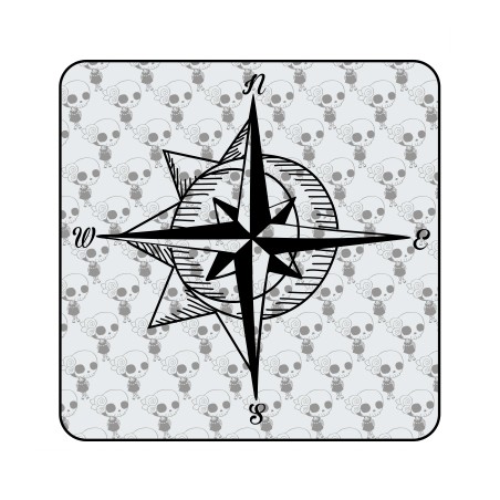 Compass ref.'vv0794' Die Cut Sticker