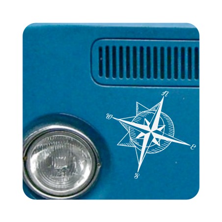 Compass ref.'vv0794' Die Cut Sticker
