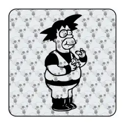 GOKU HOMER Aufkleber 2