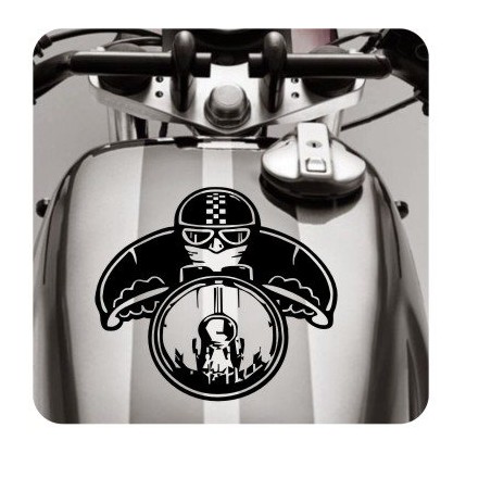 Autocollant cafe racer