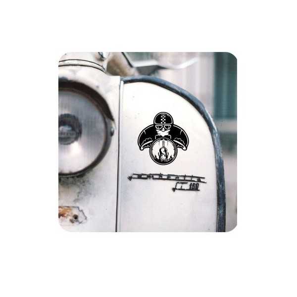 Sticker cafe racer