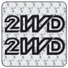 2WD Aufkleber