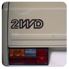 2WD Sticker