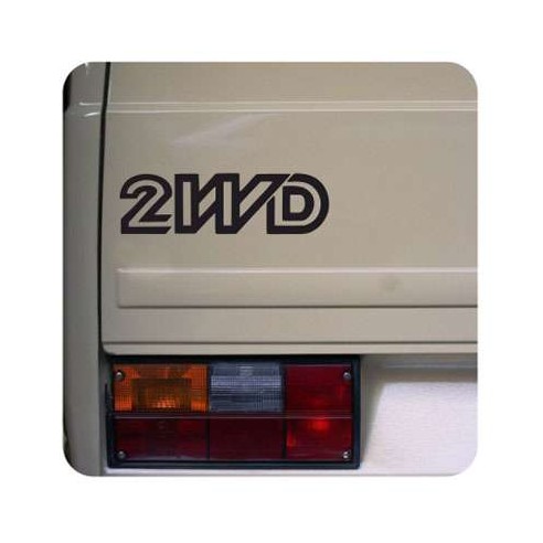 2WD Sticker