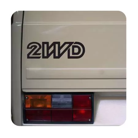 2WD Sticker