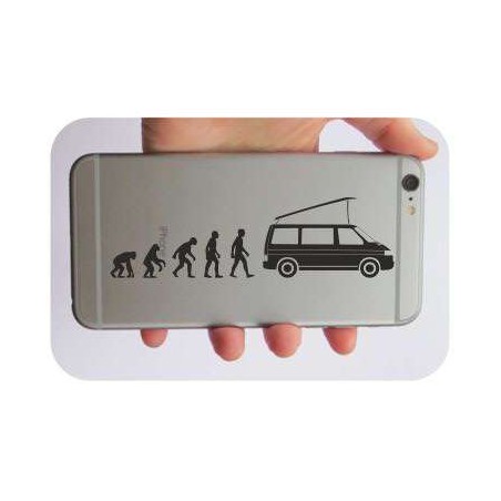 Pegatina EVOLUCION T4 CALIFORNIA. Pegatinas para Camper y Autocaravana