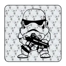 Pegatina STORM TROOPER. Vinilo de alta calidad, soporta perfectamente la intemperie, apto incluso para náutica. Pégala donde qui 2