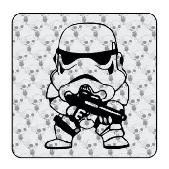 Pegatina STORM TROOPER. Vinilo de alta calidad, soporta perfectamente la intemperie, apto incluso para náutica. Pégala donde qui