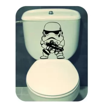 Pegatina STORM TROOPER. Vinilo de alta calidad, soporta perfectamente la intemperie, apto incluso para náutica. Pégala donde qui