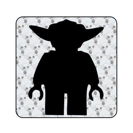 Pegatina YODA. Vinilo de alta calidad, soporta perfectamente la intemperie, apto incluso para náutica. Pégala donde quieras, un 