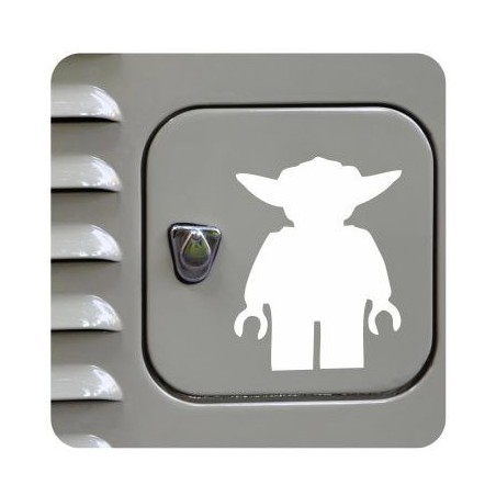 Pegatina YODA. Vinilo de alta calidad, soporta perfectamente la intemperie, apto incluso para náutica. Pégala donde quieras, un 