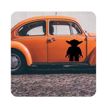 Pegatina YODA. Vinilo de alta calidad, soporta perfectamente la intemperie, apto incluso para náutica. Pégala donde quieras, un 