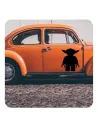 Pegatina YODA. Vinilo de alta calidad, soporta perfectamente la intemperie, apto incluso para náutica. Pégala donde quieras, un 