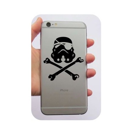 Pegatina STORM TROOPER. Vinilo de alta calidad, soporta perfectamente la intemperie, apto incluso para náutica. Pégala donde qui