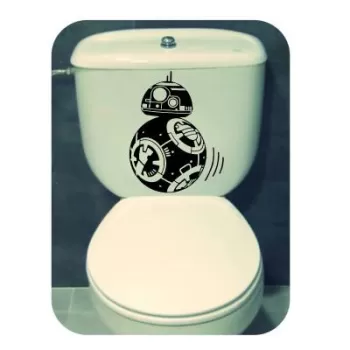 Pegatina BB-8. Vinilo de alta calidad, soporta perfectamente la intemperie, apto incluso para náutica. Pégala donde quieras, un 