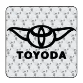 Pegatina TOYODA. Vinilo de alta calidad, soporta perfectamente la intemperie, apto incluso para náutica. Pégala donde quieras, u 2