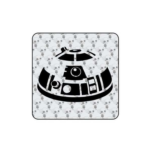 Pegatina R2D2. Vinilo de alta calidad, soporta perfectamente la intemperie, apto incluso para náutica. Pégala donde quieras, un 