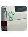 Autocollant YODA KITTY
