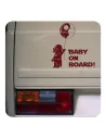 BABY ON BOARD Sticker