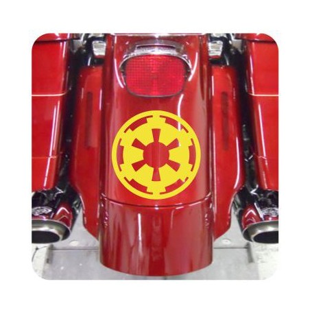 Pegatina GALACTIC EMPIRE. Vinilo de alta calidad, soporta perfectamente la intemperie, apto incluso para náutica. Pégala donde q