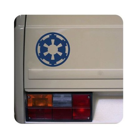 Pegatina GALACTIC EMPIRE. Vinilo de alta calidad, soporta perfectamente la intemperie, apto incluso para náutica. Pégala donde q
