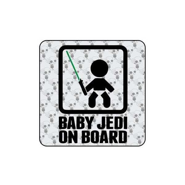 BABY JEDI ON BOARD Sticker
