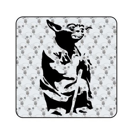 Pegatina YODA. Vinilo de alta calidad, soporta perfectamente la intemperie, apto incluso para náutica. Pégala donde quieras, un 