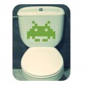Adesivo space invaders