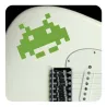 Autocollant space invaders