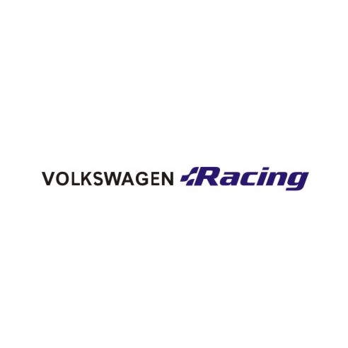 Sticker vw racing