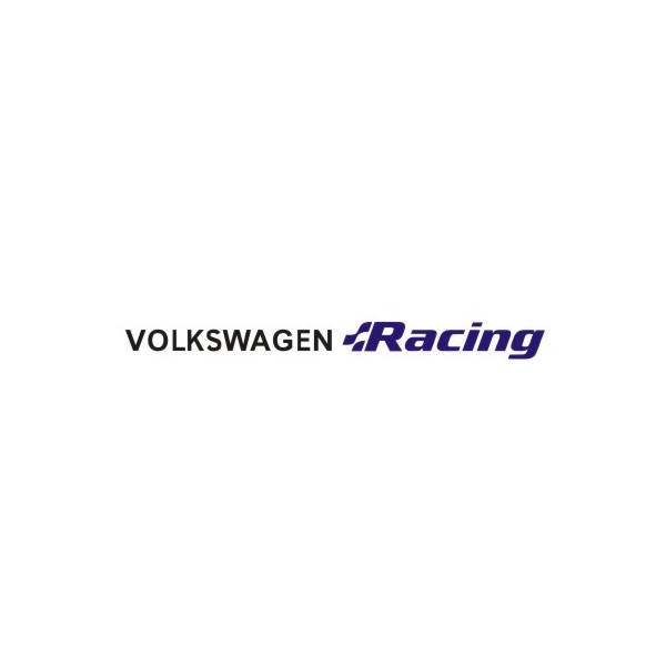 Aufkleber vw racing