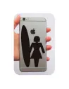 Pegatina SURF GIRL. Pegatinas surferas.