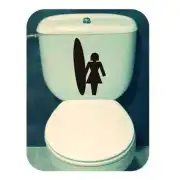 Pegatina SURF GIRL. Pegatinas surferas.
