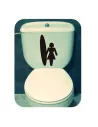 Pegatina SURF GIRL. Pegatinas surferas.