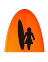 SURFER GIRL Aufkleber