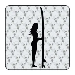 Pegatina SURF GIRL. Pegatinas surferas. 2