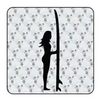 Pegatina SURF GIRL. Pegatinas surferas. 2