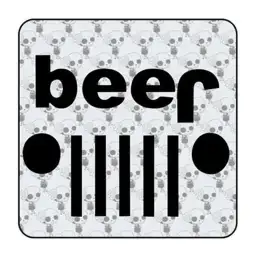Pegatina Beer - Jeep. Vinilo de alta calidad, soporta perfectamente la intemperie, apto incluso para náutica. Pégala donde quier 2
