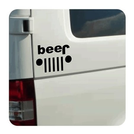 Beer - Jeep Aufkleber